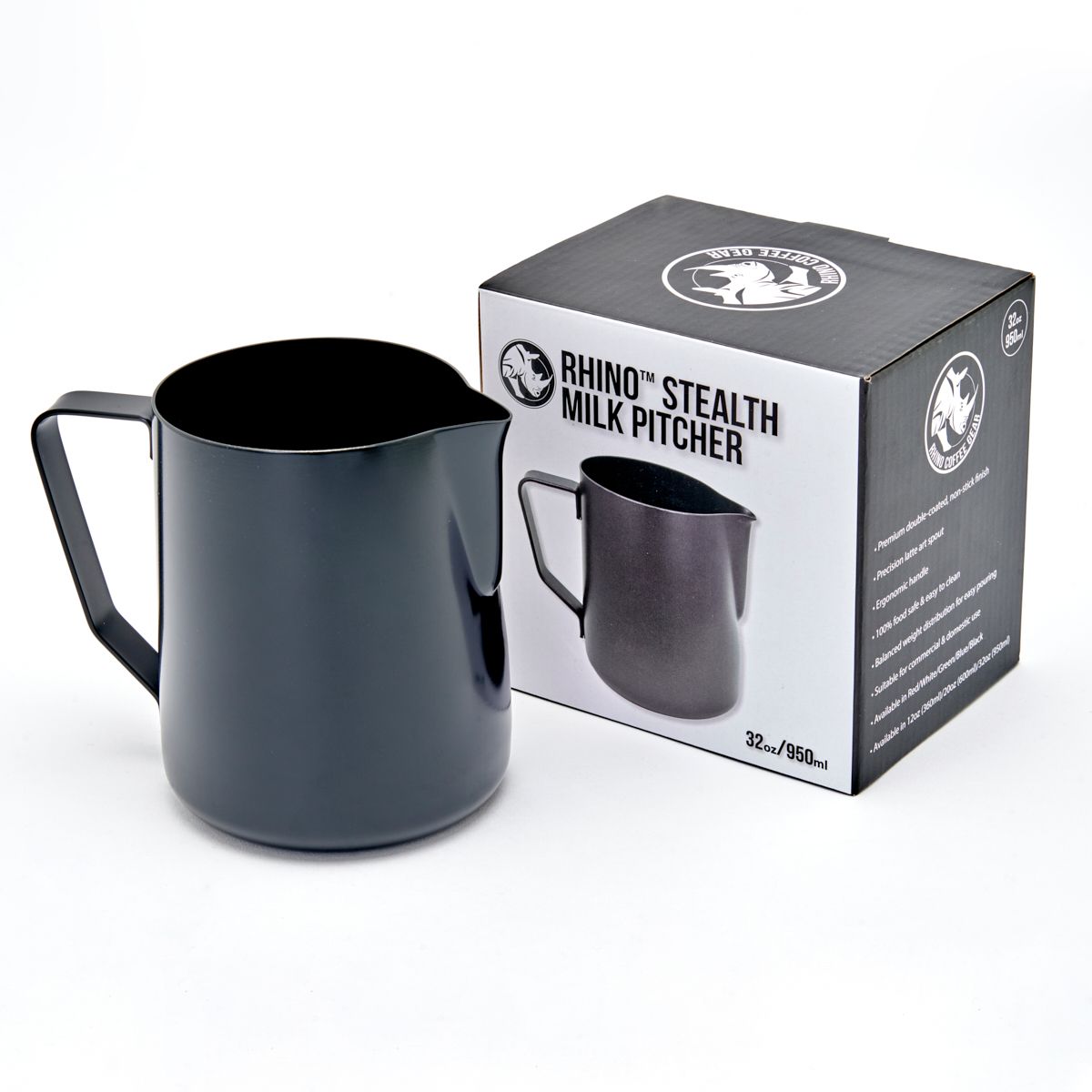 Milk Pitcher Stealth 950ml/32oz 2 Milk Pitcher Stealth 950ml/32oz - Image 2